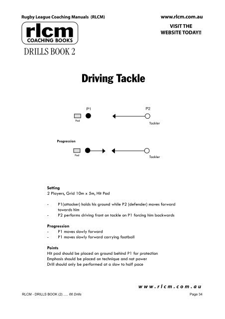 RLCM Drills (Book 2).pdf - Country Rugby League