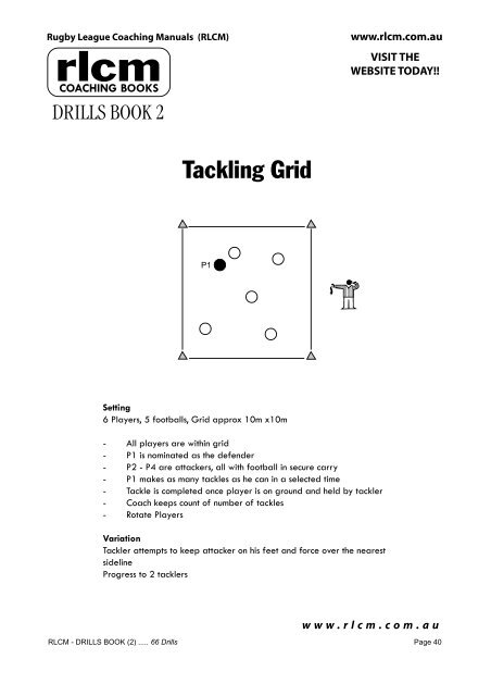 RLCM Drills (Book 2).pdf - Country Rugby League