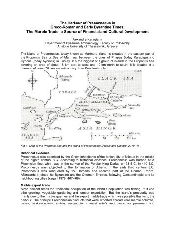 The Harbour of Proconnesus in Greco-Roman and Early Byzantine ...