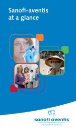 “Sanofi-aventis at a glance” brochure