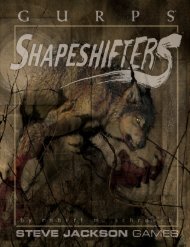 GURPS Shapeshifters - e23 - Steve Jackson Games