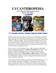 LYCANTHROPEDIA - The Official Philip Jose Farmer Home Page