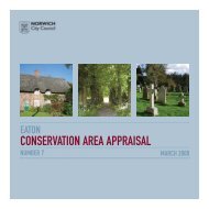 eaton conservation area appraisal - Norwich City Council