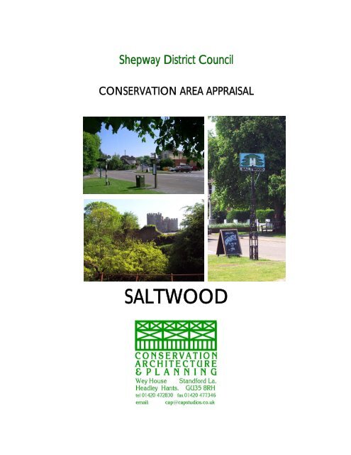Saltwood Conservation Area Appraisal part 1 - Shepway District ...