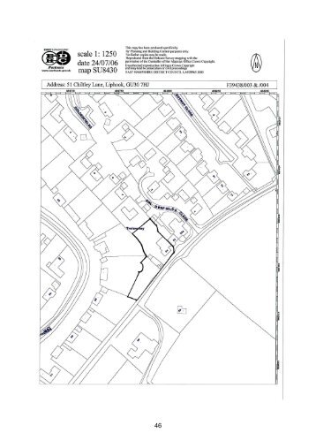 Section II item 3 51 Chiltley Lane, Liphook - East Hampshire District ...