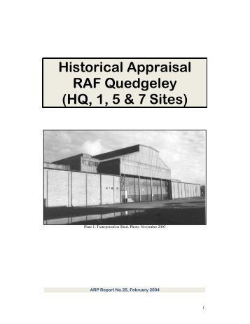 RAF Quedgeley - The Airfield Research Group