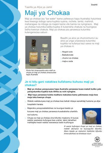 Lye Water Fact sheet for the African Community 2010 (Swahili revised)