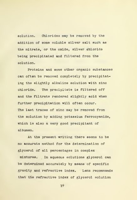 Glycerol and spent lye clarification - Illinois Institute of Technology