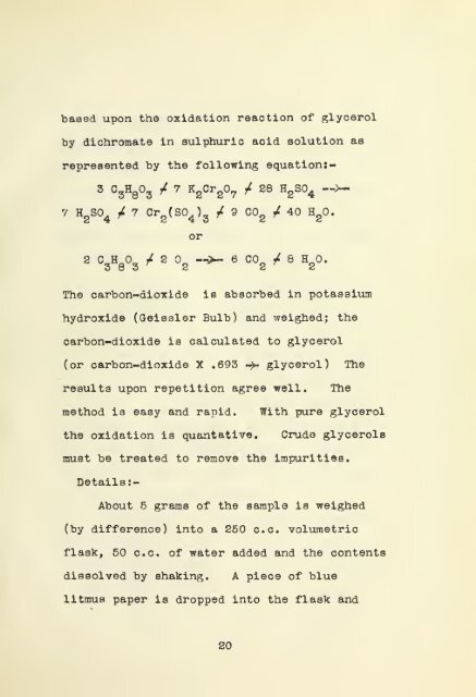 Glycerol and spent lye clarification - Illinois Institute of Technology