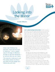 Looking into the Mirror: A Lenten Reflection - Evangelical Lutheran ...