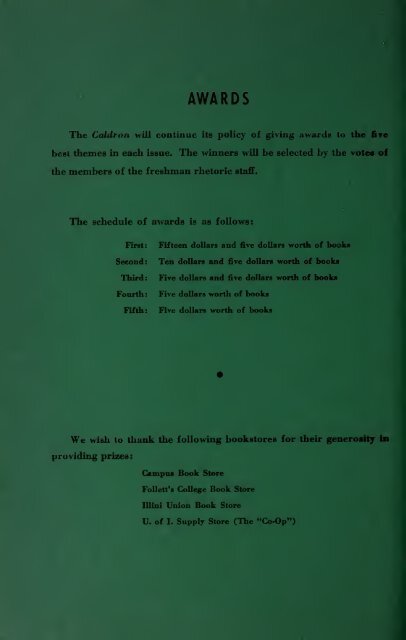 The Green caldron - University Library