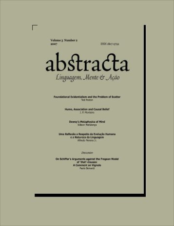 Complete Issue in PDF - ABSTRACTA - Revista de Filosofia