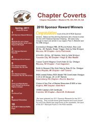 Chapter Coverts - Ruffed Grouse Society