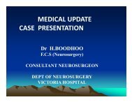 A Medley of Clinical and Radiological Case Presentations