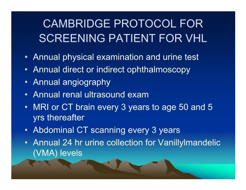 CAMBRIDGE PROTOCOL FOR SC