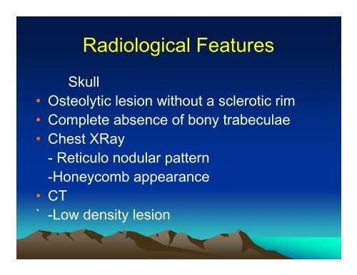 A Medley of Clinical and Radiological Case Presentations