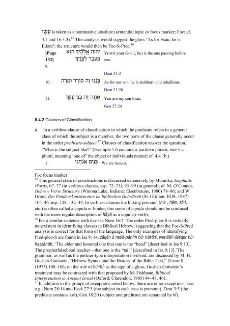 An Introduction to Biblical Hebrew Syntax