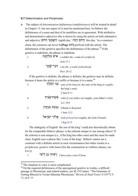 An Introduction to Biblical Hebrew Syntax