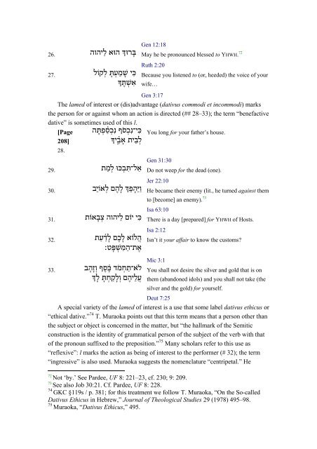 An Introduction to Biblical Hebrew Syntax