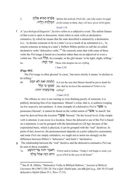 An Introduction to Biblical Hebrew Syntax