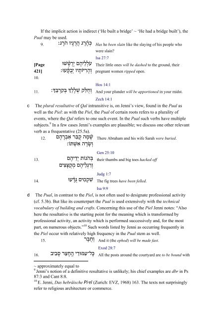 An Introduction to Biblical Hebrew Syntax