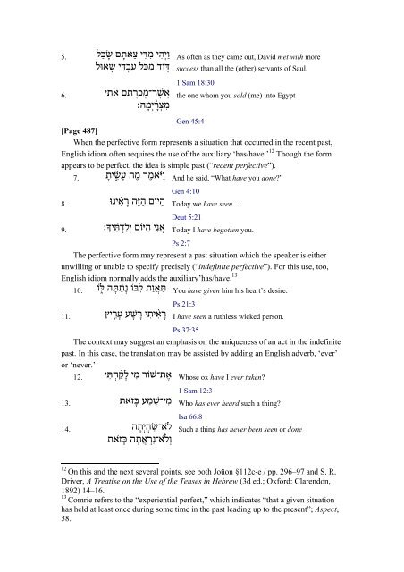 An Introduction to Biblical Hebrew Syntax