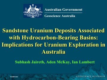 Sandstone Uranium Deposits Associated with Hydrocarbon-Bearing ...