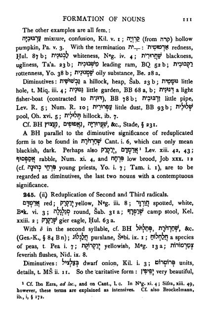 A Grammar of Mishnaic Hebrew