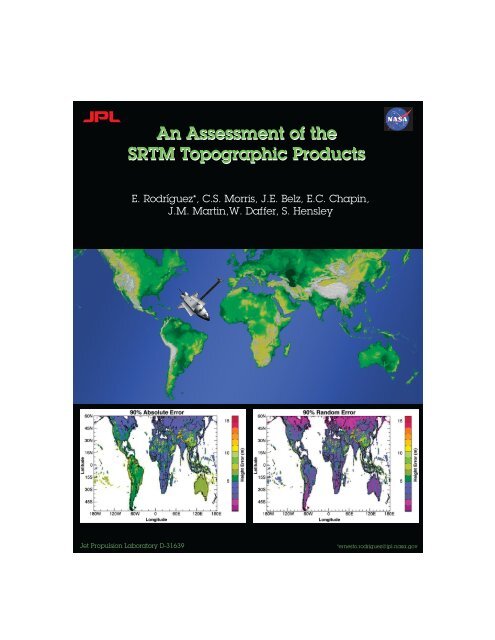 An Assessment of the SRTM Topographic Products - Jet Propulsion ...