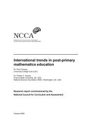 International trends in post-primary mathematics education