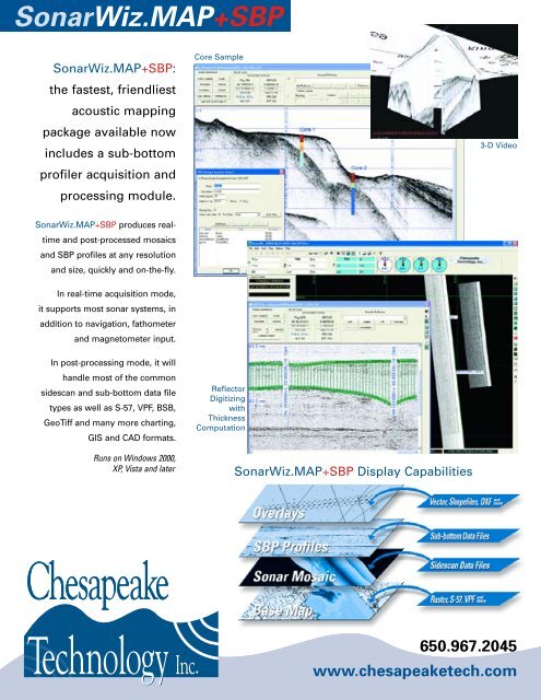 SonarWiz.MAP+SBP - Chesapeake Technology