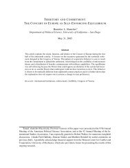 THE CONCERT OF EUROPE AS SELF-ENFORCING EQUILIBRIUM ...