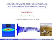 Gravitational waves, black hole simulations, and the validity of Post ...