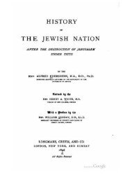 History of Jews After fall of Jerusalem - Predestination