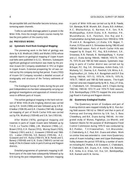 Report - Assam: State Geology and Mineral Maps - India Water Portal