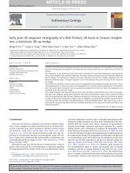 Early post-rift sequence stratigraphy of a Mid-Tertiary rift basin in ...