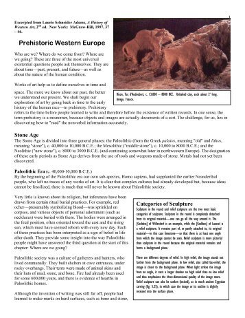 Prehistoric Western Europe, Adams.pdf - phs.poteau.k12.ok.us