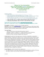 Mālama I Ka 'Āina (Sustainability) EDCS 433 Interdisciplinary ...