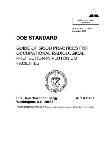 DOE-STD-1128-2008 - The Office of Health, Safety and Security ...