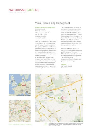 Print this page with map - naturistguide