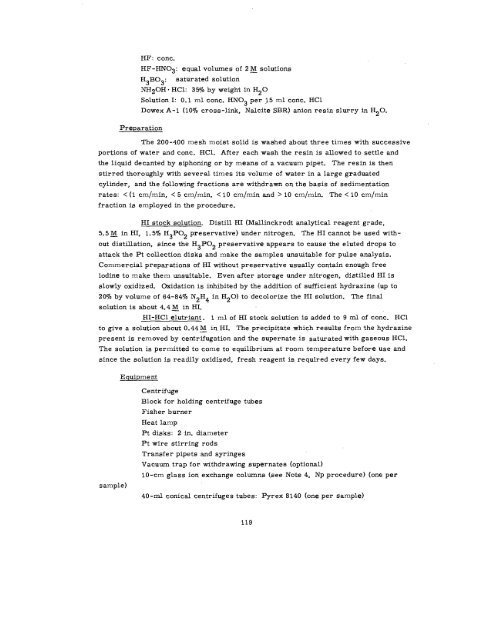 THE RADIOCHEMISTRY OF PLUTONIUM - Sciencemadness.org