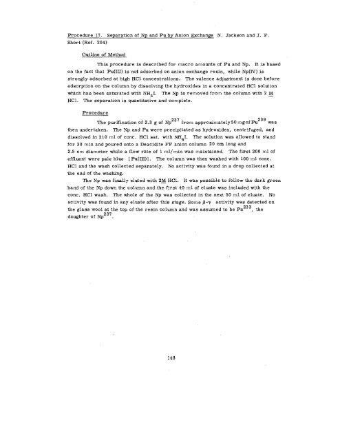 THE RADIOCHEMISTRY OF PLUTONIUM - Sciencemadness.org