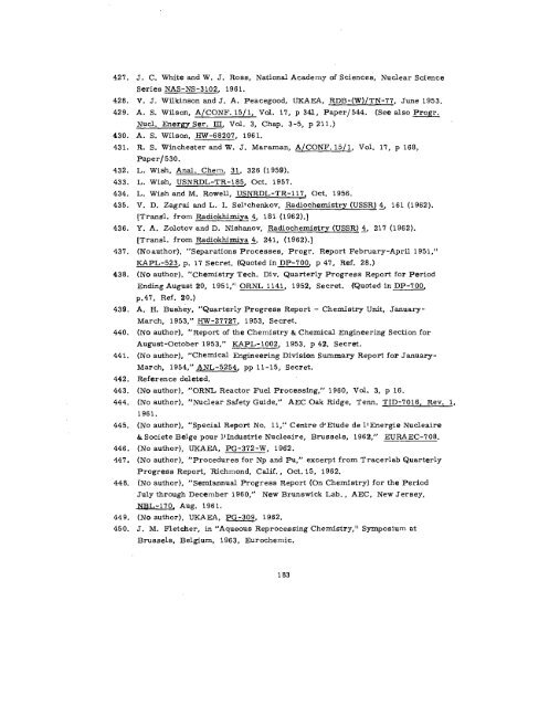 THE RADIOCHEMISTRY OF PLUTONIUM - Sciencemadness.org