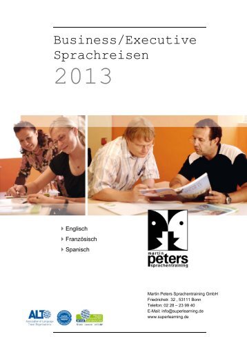 Business/Executive Sprachreisen - Martin Peters Sprachentraining