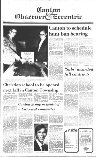 Canton Observer for November 13, 1975 - Canton Public Library