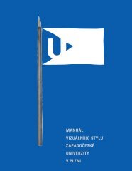 Manuál jednotného vizualního stylu - Západočeská univerzita v Plzni