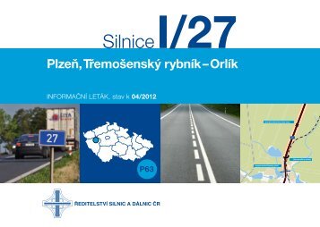 Silnice I/27 Plzeň, Třemošenský rybník–Orlík - Ředitelství silnic a ...