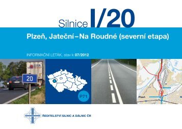 Silnice I/20 Plzeň, Jateční-Na Roudné (severní - Ředitelství silnic a ...