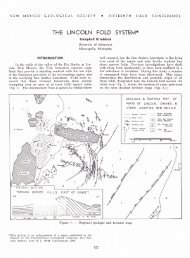 The Lincoln Fold System - New Mexico Geological Society