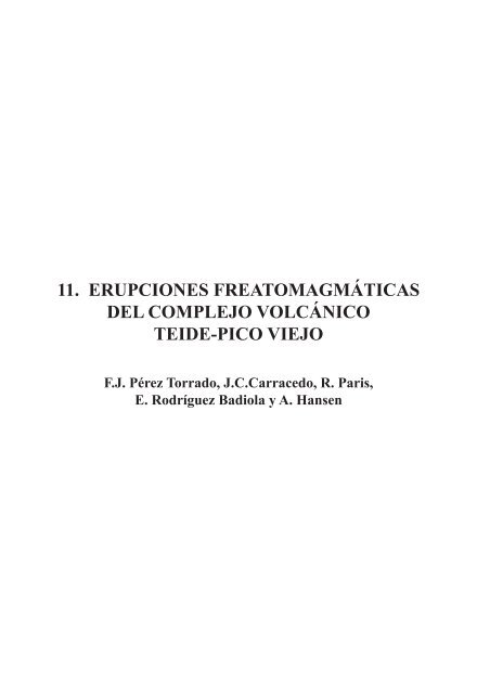 Cap. 11 Los Volcanes del Parque Nacional del - digital-csic Digital ...